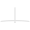 Ekena Millwork Bellingham Architectural Grade PVC Gable Bracket, 108"W x 54"H x 2"D x 4"F, 12/12 Pitch GBP108X54X0204BEL00 - alternate 4